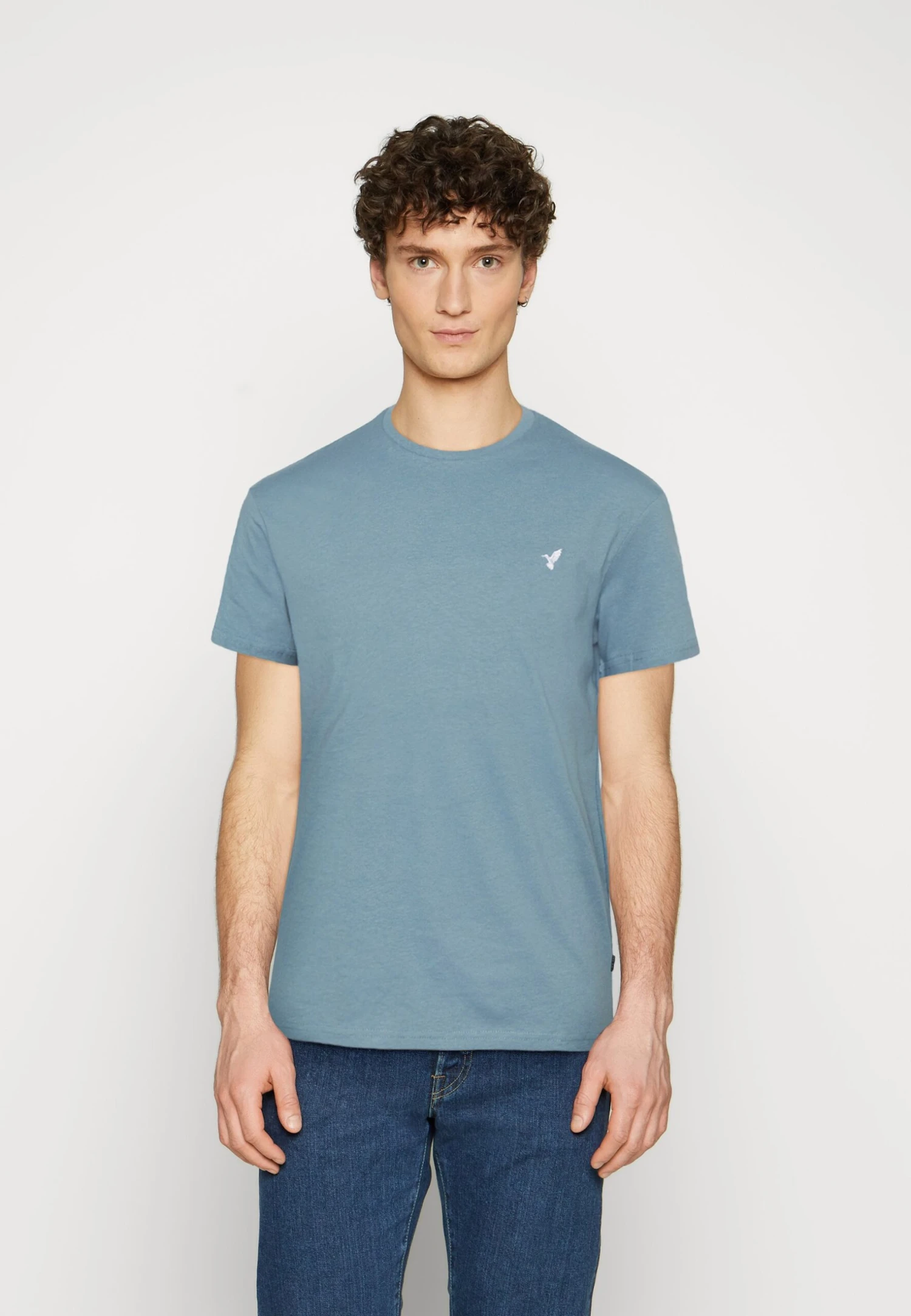 Pier One 5 Pack - T-Shirt Basic - Beige/White/Light Blue 4 Pier One 5 Pack - T-Shirt Basic - Beige/White/Light Blue - Afbeelding 2