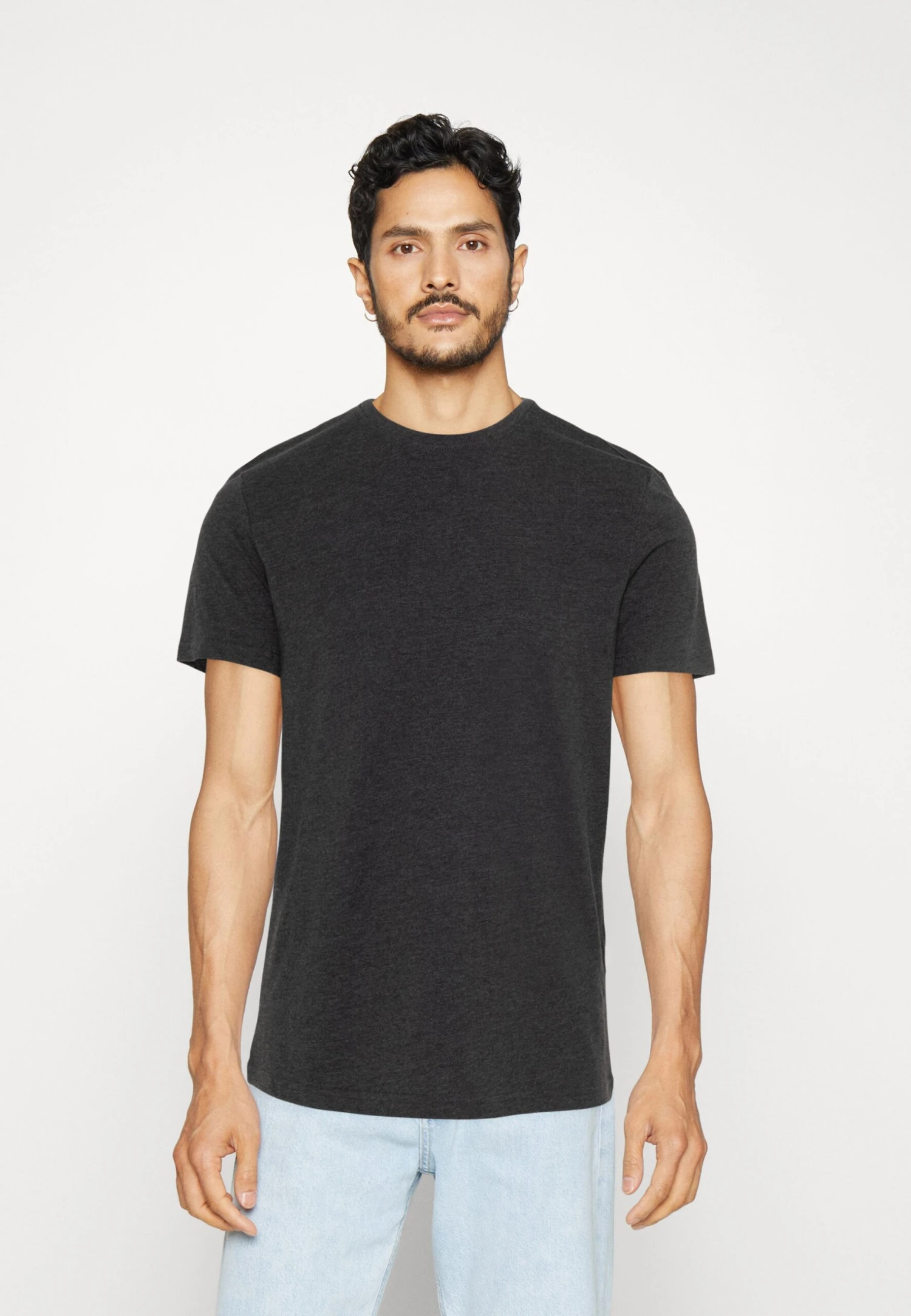 Pier One 5 Pack - T-Shirt Basic - White/Off-White/Lilac 6 Pier One 5 Pack - T-Shirt Basic - White/Off-White/Lilac - Afbeelding 4