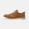 Pier One Sportieve Veterschoenen - Cognac