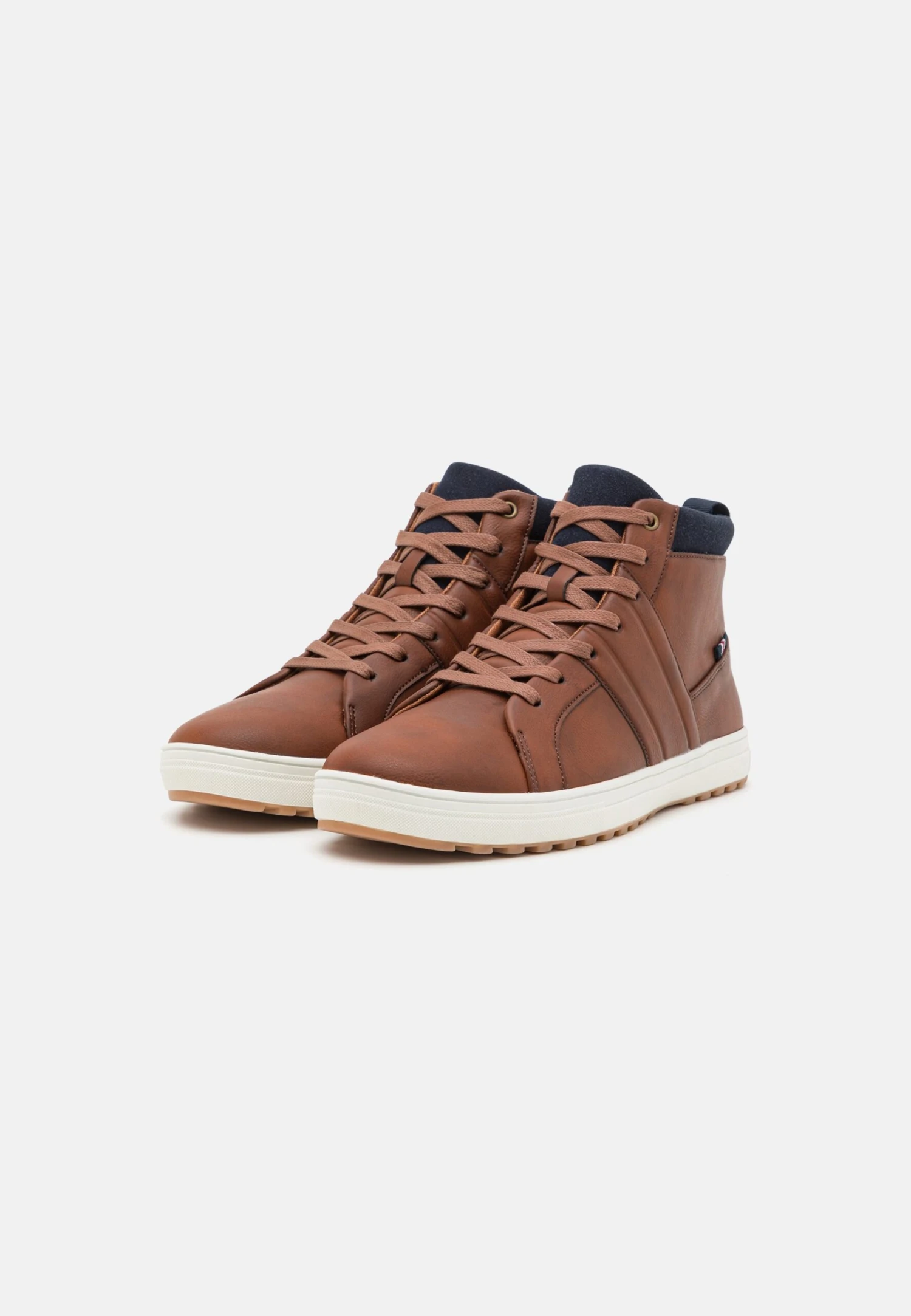Pier One Sneakers Hoog - Cognac 4 Pier One Sneakers Hoog - Cognac - Afbeelding 2