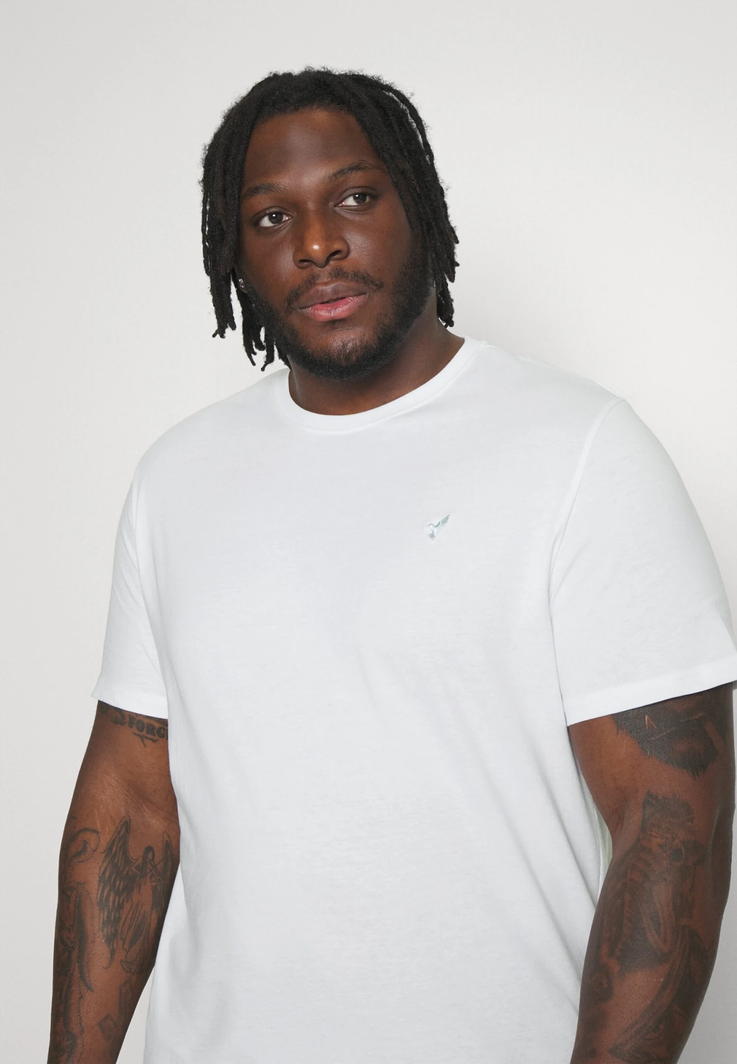 Pier One 5 Pack - T-Shirt Basic - White/Mottled Dark Grey/Bordeaux 8 Pier One 5 Pack - T-Shirt Basic - White/Mottled Dark Grey/Bordeaux - Afbeelding 6