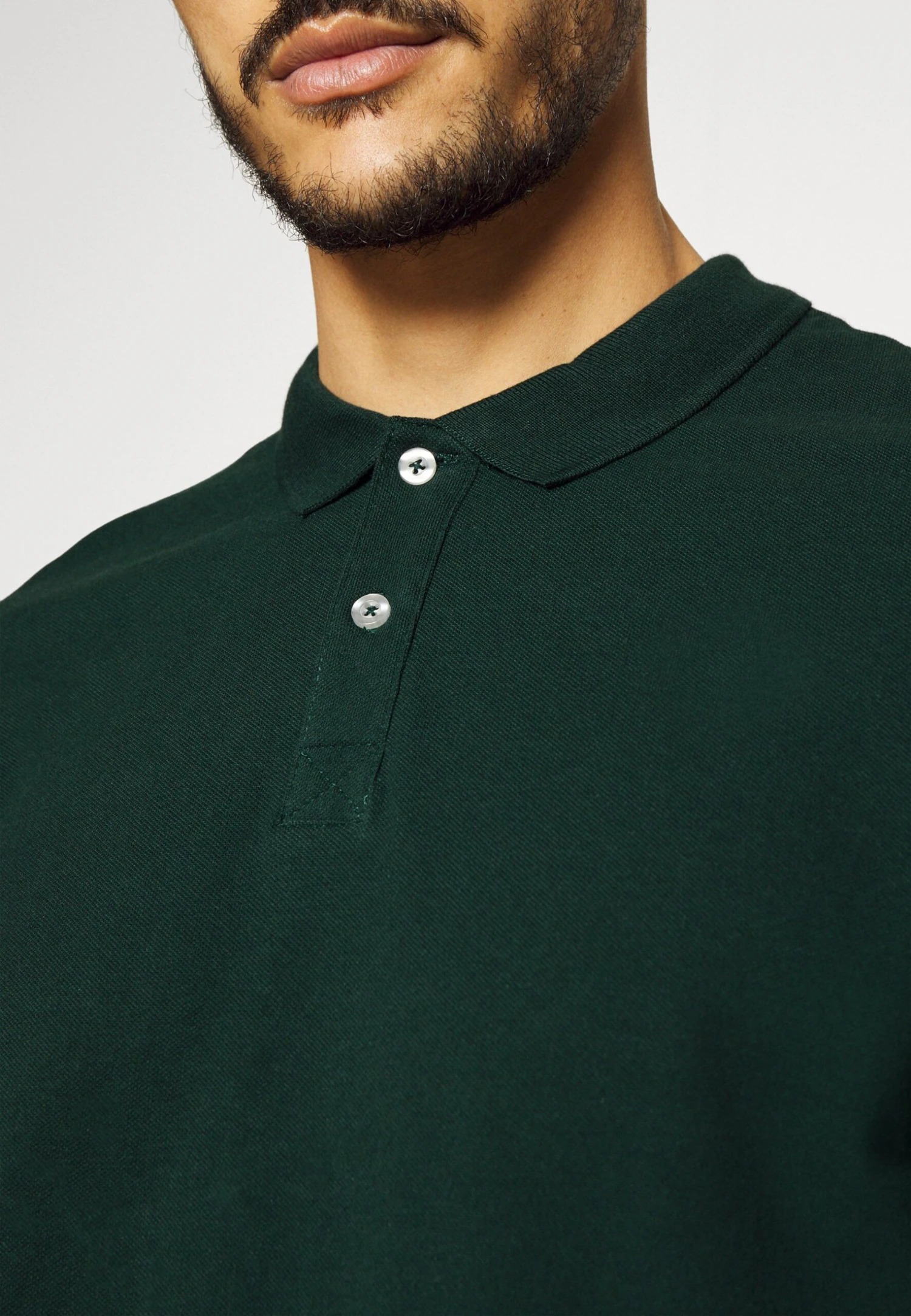 Pier One Long Sleeve 2 Pack- Poloshirt - Dark Grey/Khaki 8 Pier One Long Sleeve 2 Pack- Poloshirt - Dark Grey/Khaki - Afbeelding 6