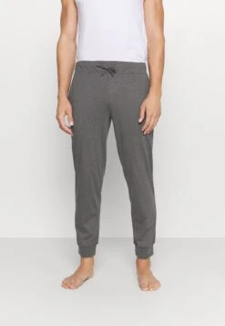 Pier One 2 Pack - Pyjamabroek - Mottled Dark Grey/Mottled Grey -Pier One 69dd70645641479d8ae1a7c0d34cb280