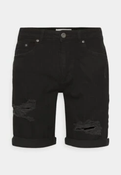 Pier One Jeansshort - Black