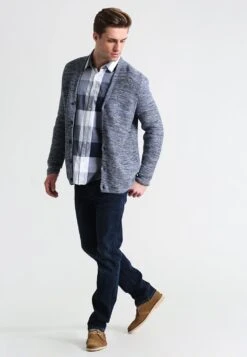 Pier One Basic - Straight Leg Jeans - Dark Blue Denim -Pier One 6c1a02ddcf5d41dea4cd13c40af54d07