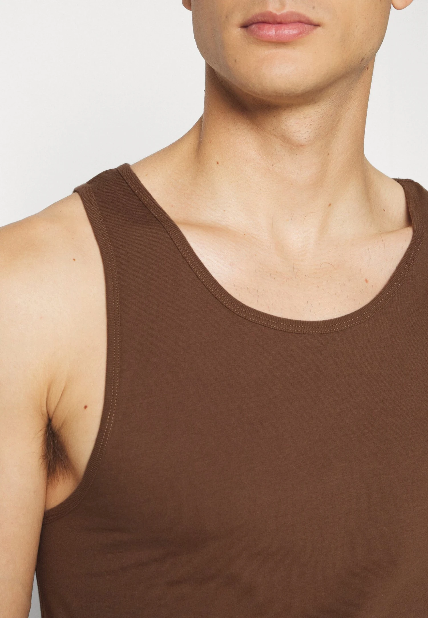 Pier One 3Pck Skin Tone Rib Vest- Hemd - Brown 7 Pier One 3Pck Skin Tone Rib Vest- Hemd - Brown - Afbeelding 5