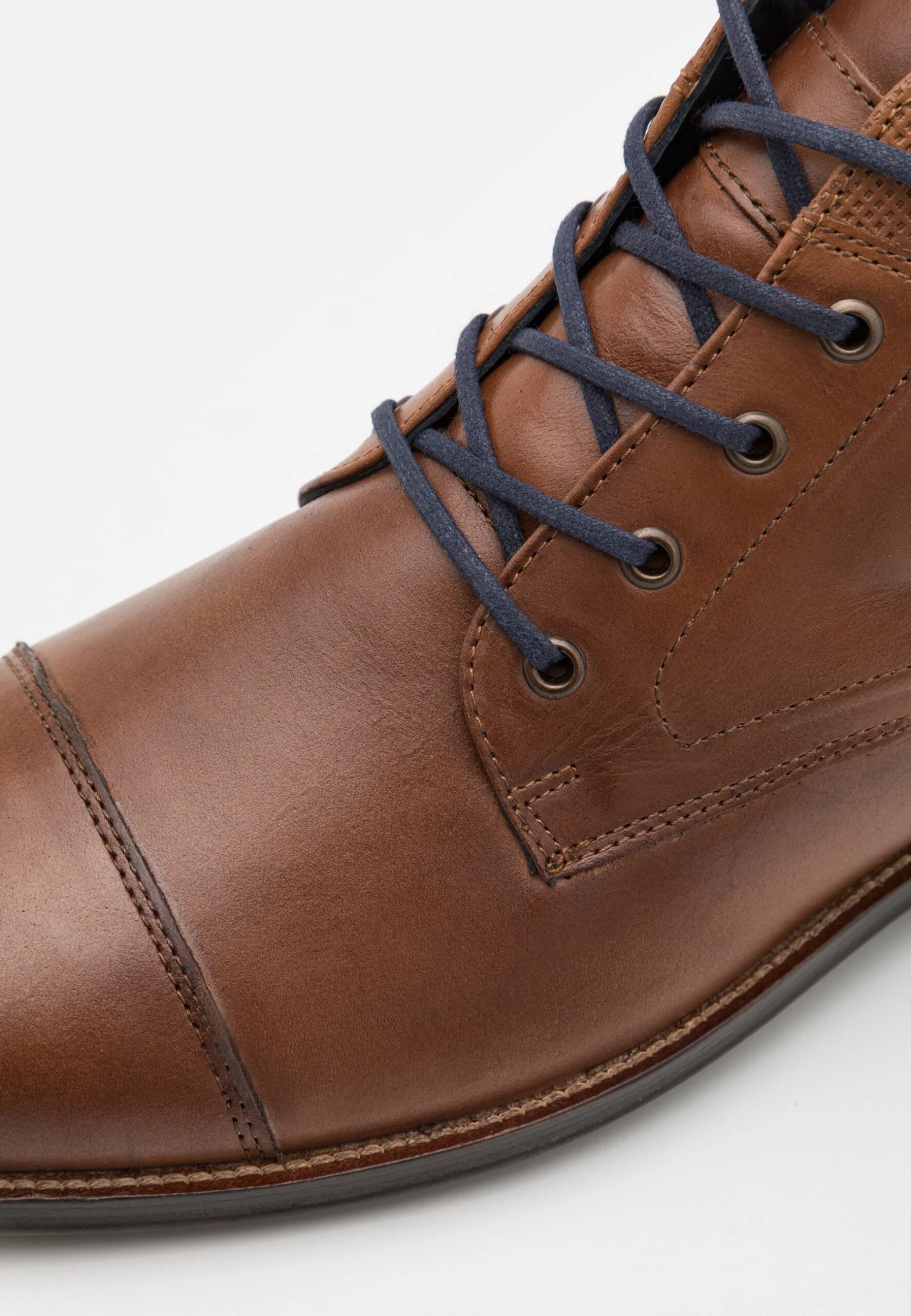 Pier One Leather - Veterboots - Cognac 8 Pier One Leather - Veterboots - Cognac - Afbeelding 6