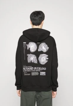 Pier One Wood Hoodie - Hoodie - Black -Pier One a45506dc600346f3a3e78f9952b0fe73