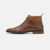 Pier One Leather - Veterboots - Cognac