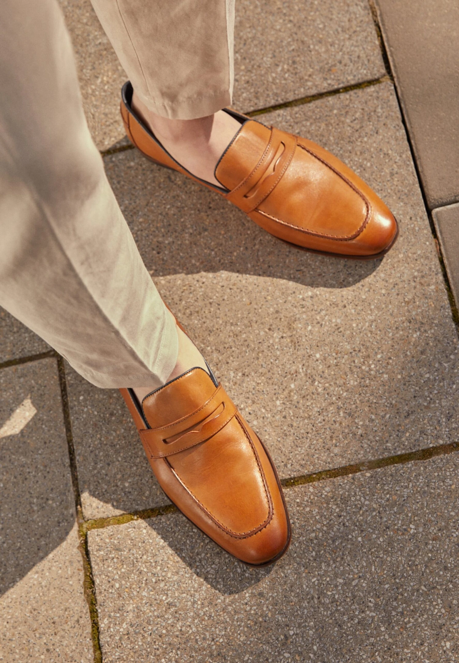 Pier One Leather - Instappers - Camel 4 Pier One Leather - Instappers - Camel - Afbeelding 2