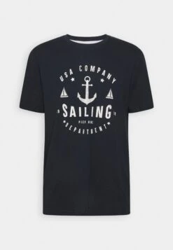 Pier One T-Shirt Print - Dark Blue -Pier One ba498234f92a4c4fb954746b70bacd66