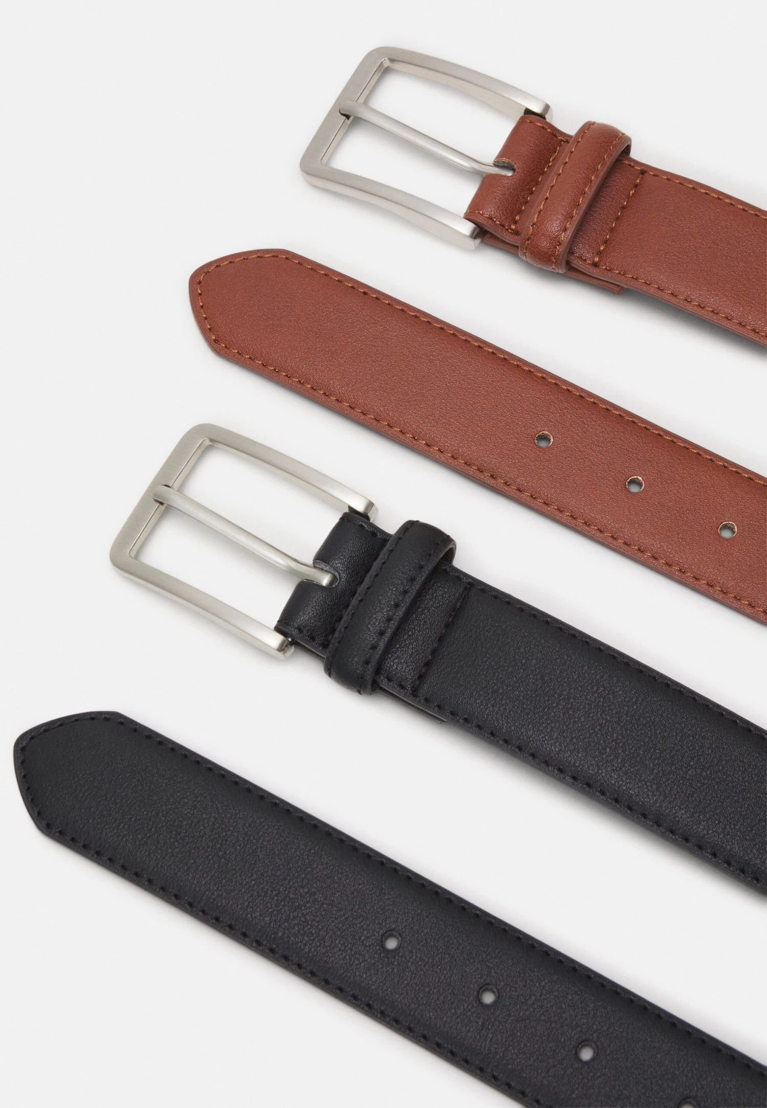 Pier One 2 Pack - Riem - Brown/Black 4 Pier One 2 Pack - Riem - Brown/Black - Afbeelding 2