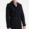 Pier One Trenchcoat - Black 1 Pier One Trenchcoat - Black -Pier One ca6015a78a594c8da503176ac1dbb718
