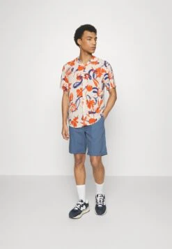 Pier One Linen Blend Drawcord Shorts- Shorts - Blue -Pier One cab796ee05c1496a94175cb67cf2f4ba