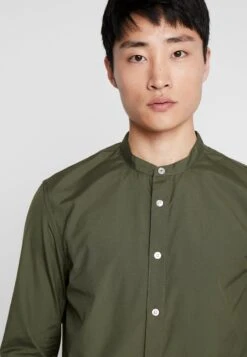 Pier One 2 Pack - Overhemd - Oliv/Black -Pier One e61d982891db443cb20fcf452cc69907