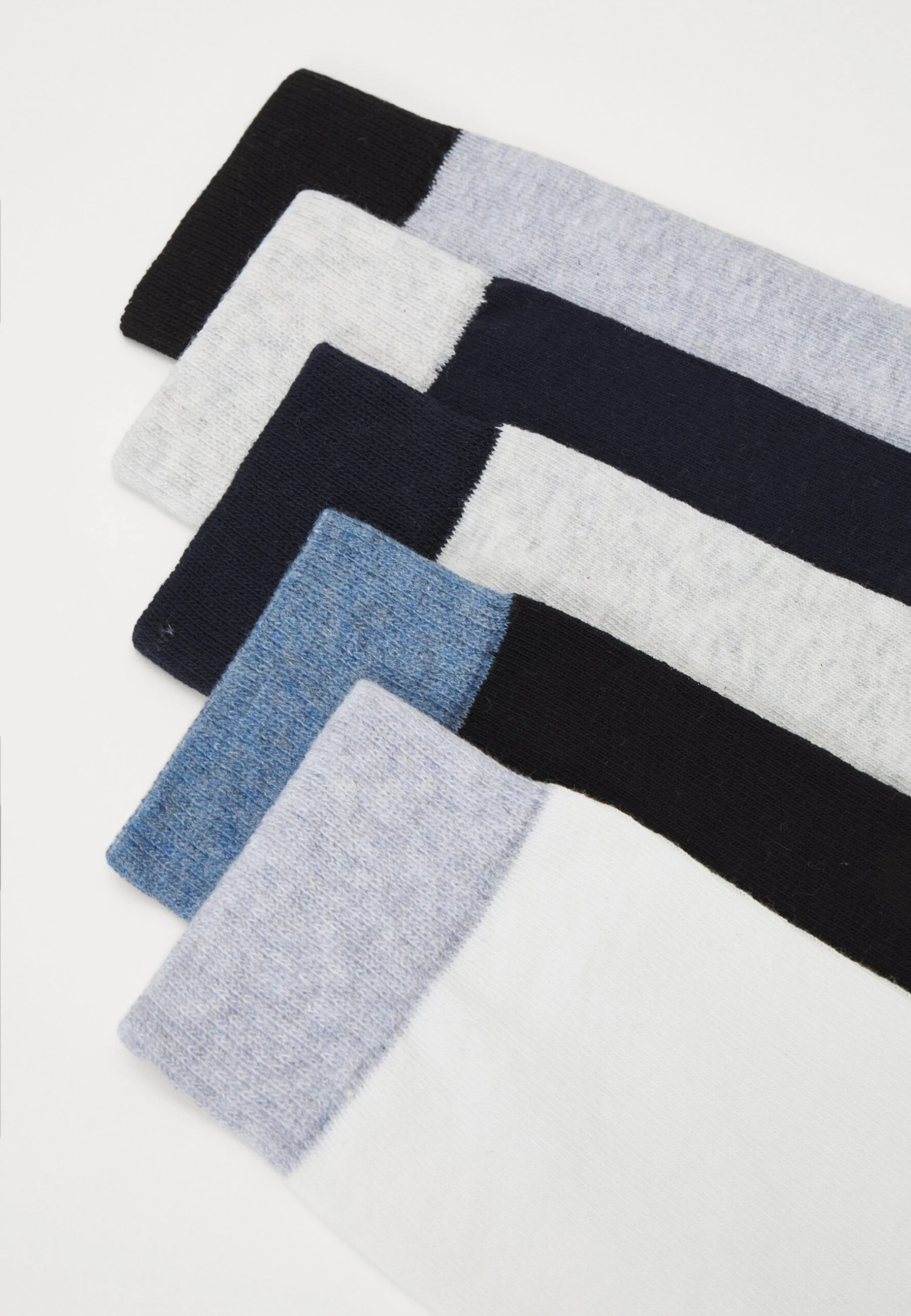 Pier One 5 Pack - Sokken - Mottled Light Grey/Dark Blue/Black 4 Pier One 5 Pack - Sokken - Mottled Light Grey/Dark Blue/Black - Afbeelding 2
