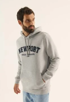 Pier One Sweater - Mottled Light Grey